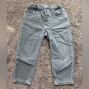 Zara Kids Charcoal Denim Jeans Size 2-3